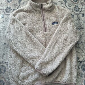 Patagonia Cream/Pink Fleece Jacket